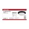 Nuvo 25W Flush Mount Twist & Lock Fixture, LED 14 in. Matte Black Finish Frosted Glass 62/689 - alternate 5